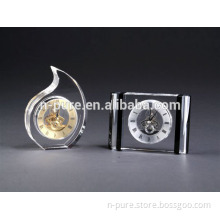 Small cute crystal clock for gift